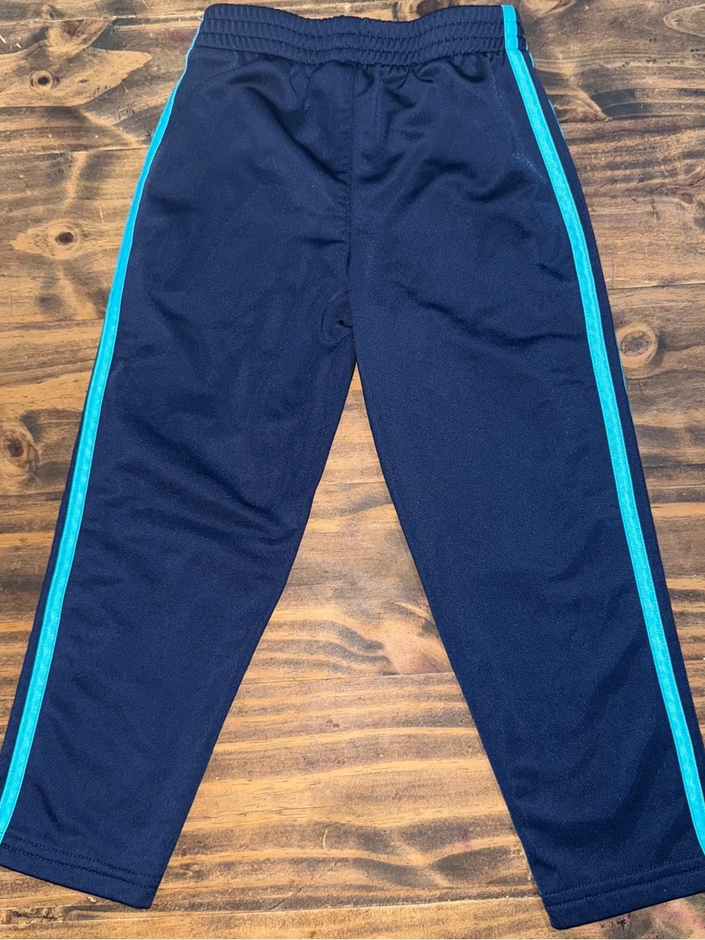 adidas Navy Joggers track pant with Teal Side Stripes